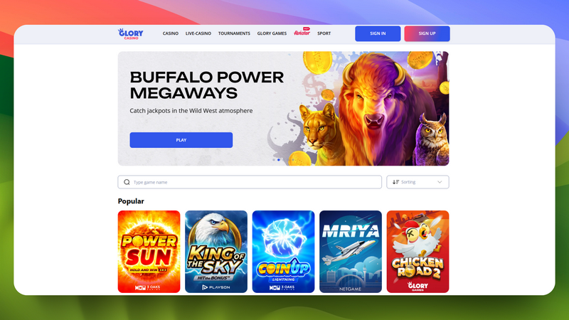 Glory Online Casino App Review: Mobile Gaming, Repayments and Features
